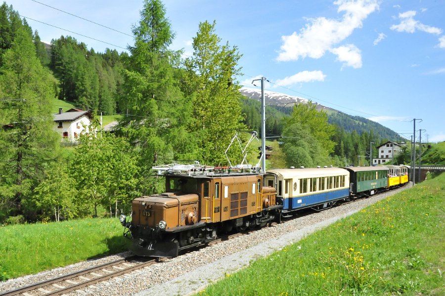 2019.06.11 RhB Ge 6-6 I 415 Krokodil von Davos nach Filisur und zurück (7)